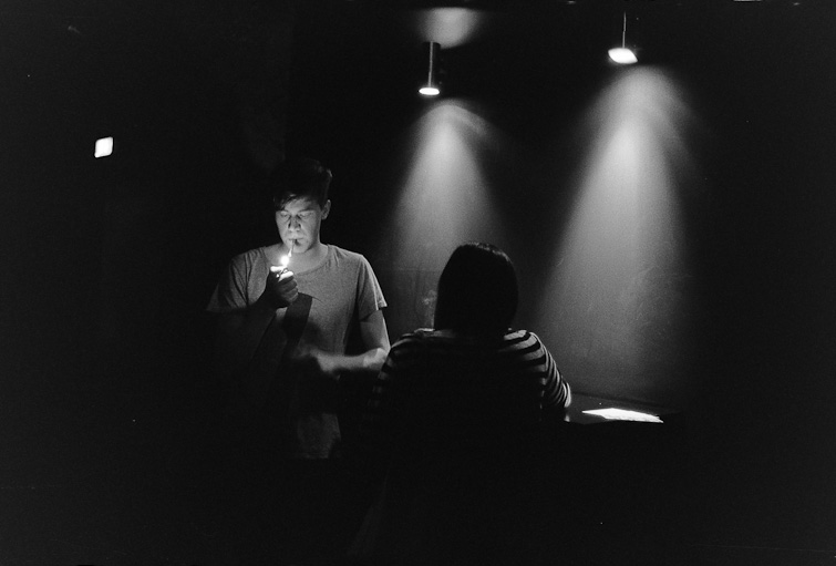 black and white photograph
