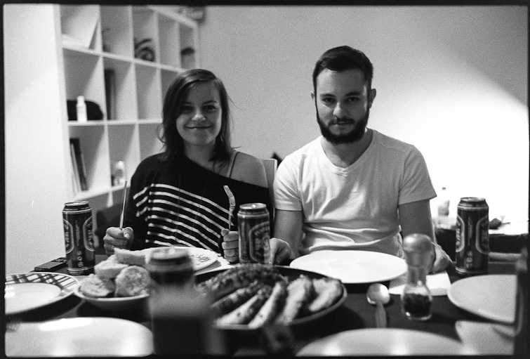 black and white photograph
