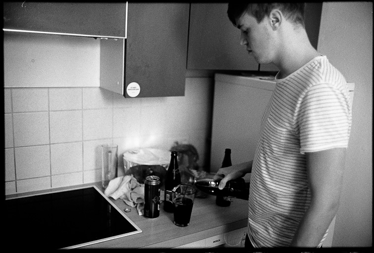 black and white photograph
