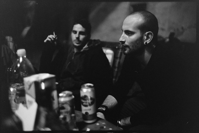 black and white photograph