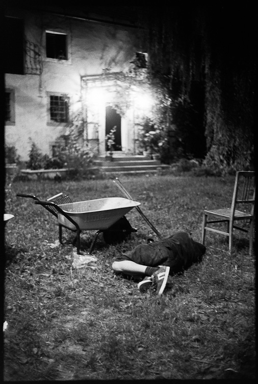 black and white photograph