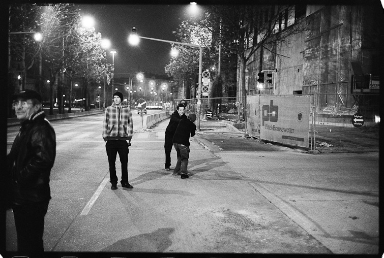 black and white photo