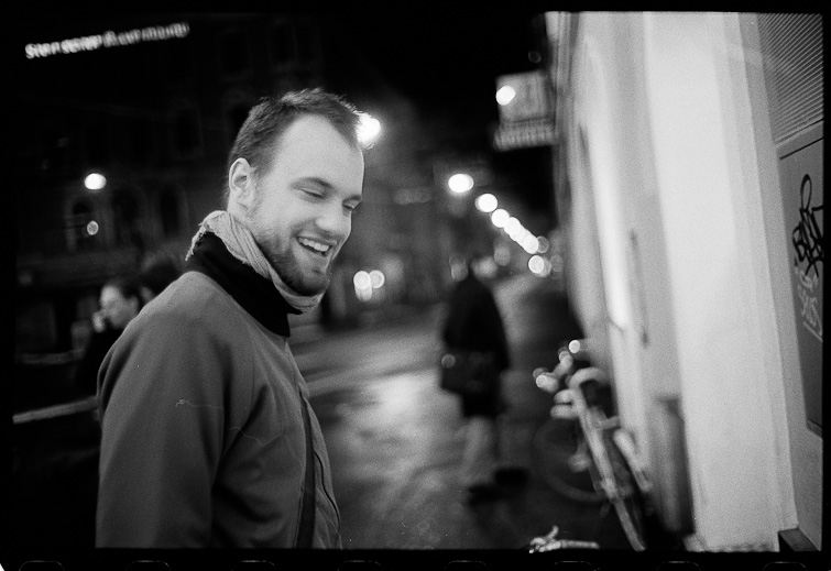 black and white photo