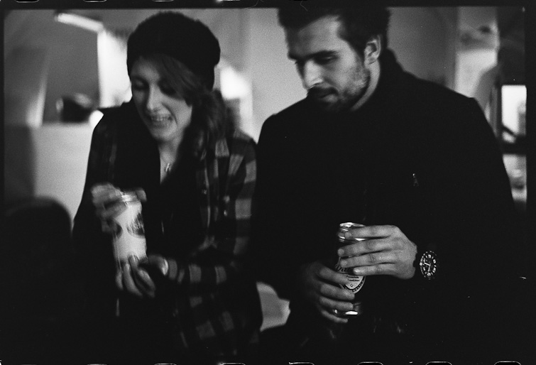 black and white photo