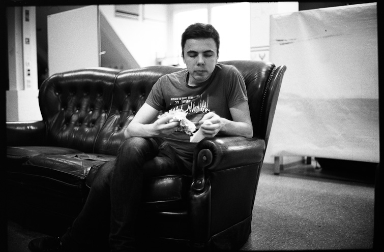 black and white photo