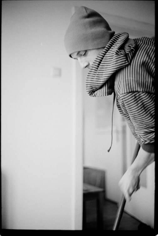 black and white photo