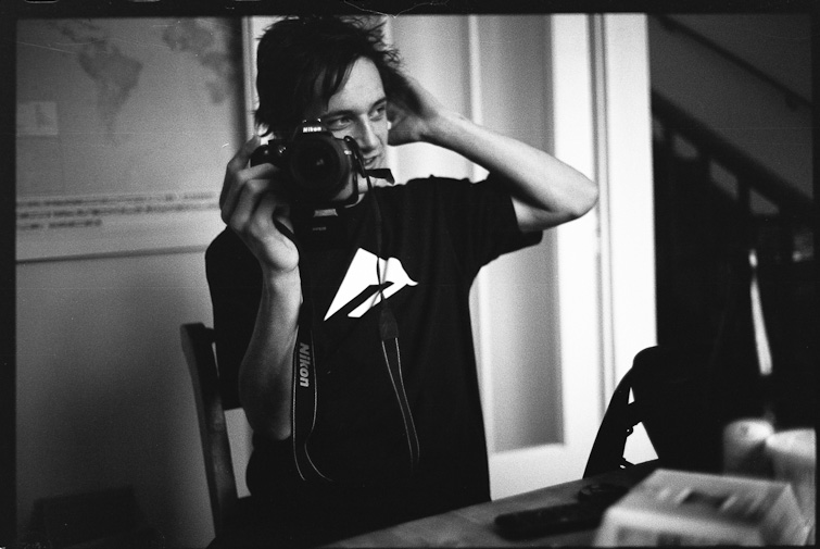 black and white photo