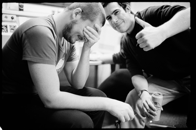 black and white photo