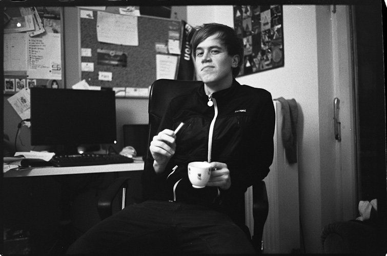 black and white photo