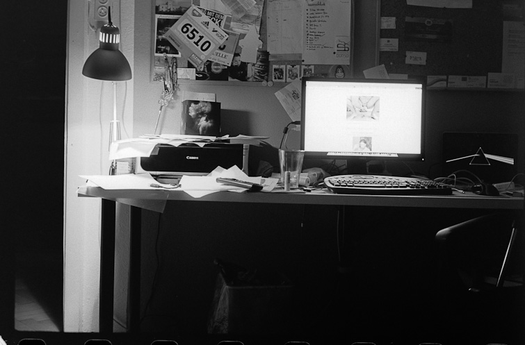 black and white photo