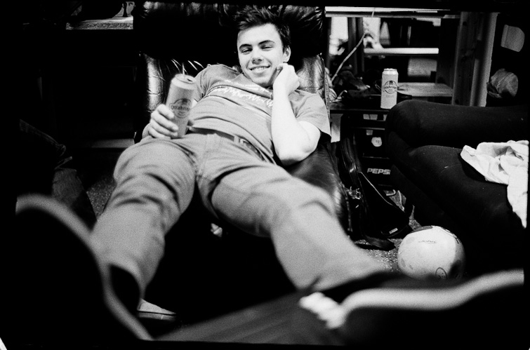 black and white photo