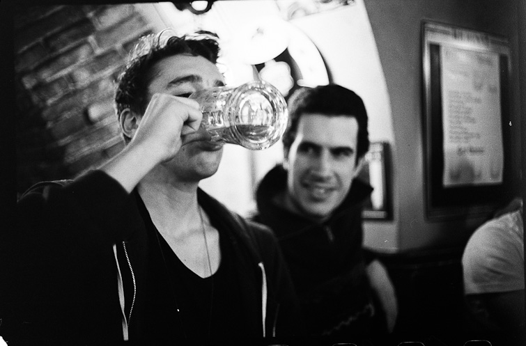 black and white photo