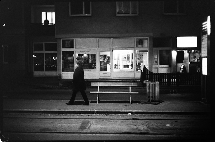 black and white photo