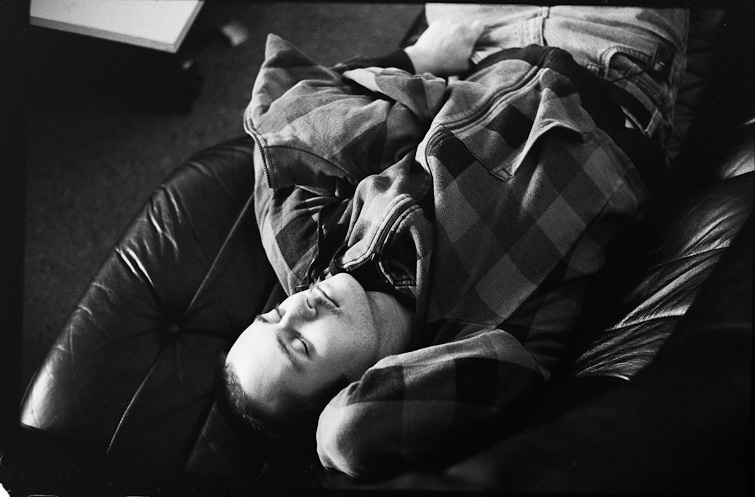 black and white photo