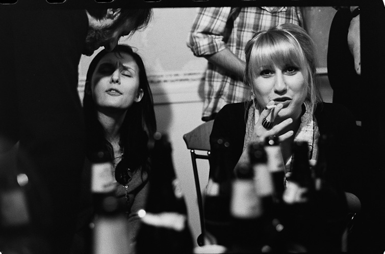black and white photo