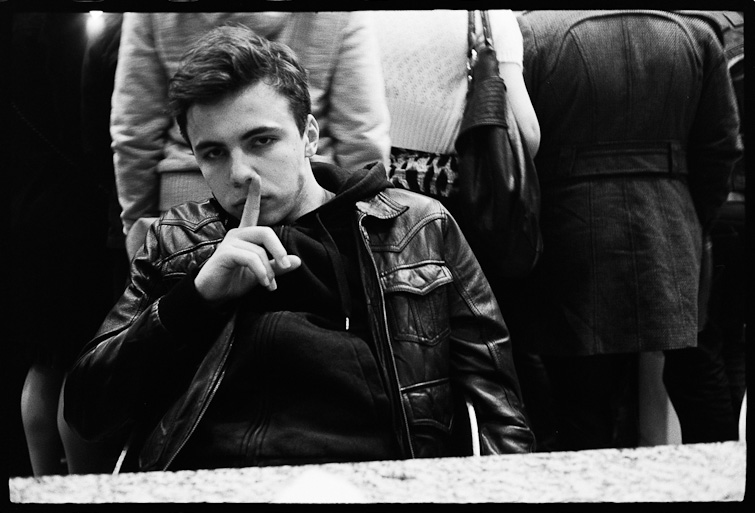 black and white photo