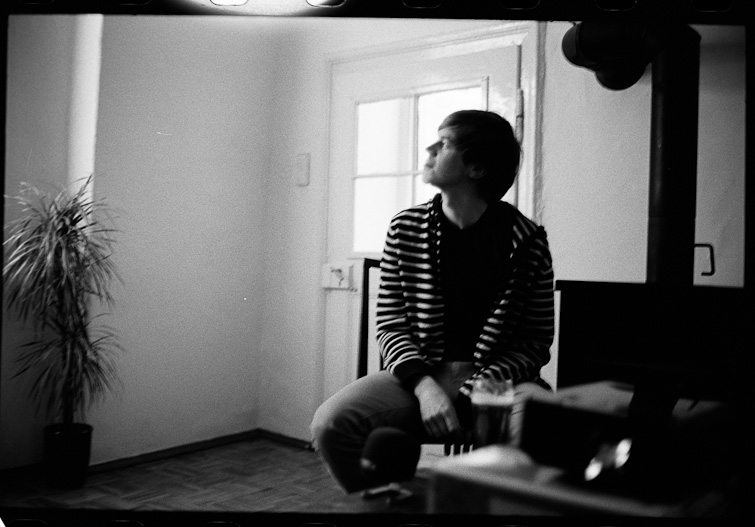 black and white photo