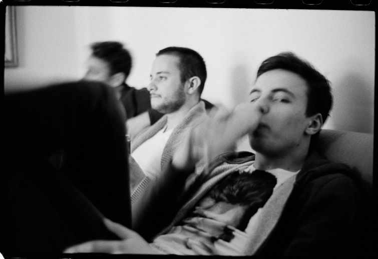 black and white photo