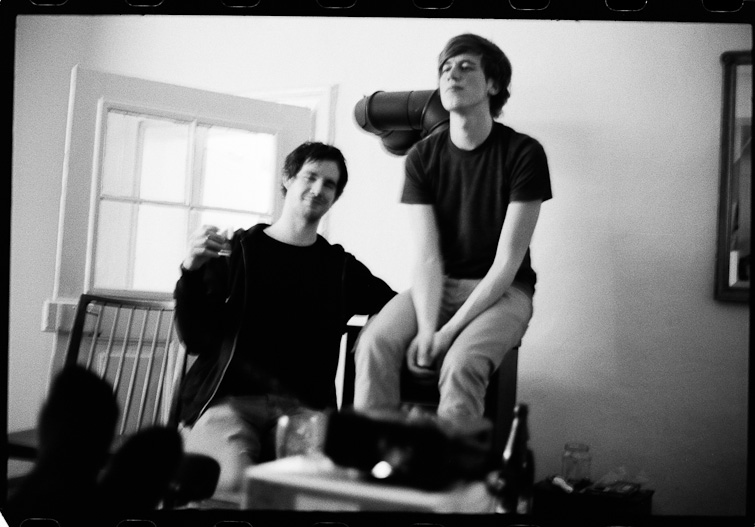 black and white photo