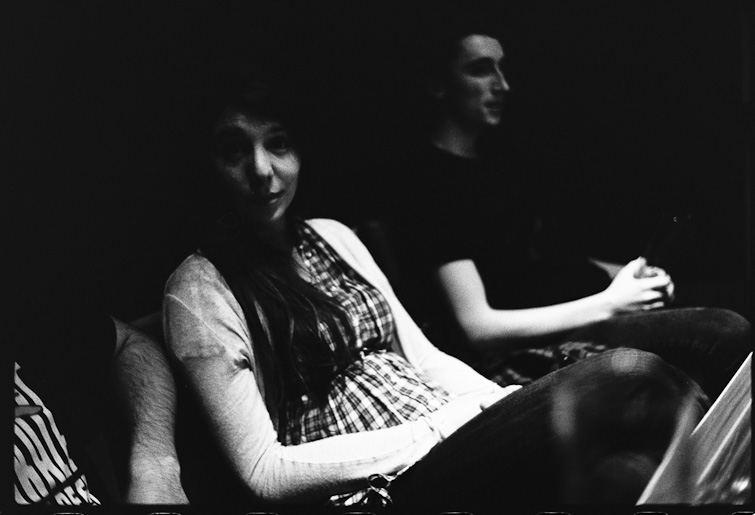 black and white photo