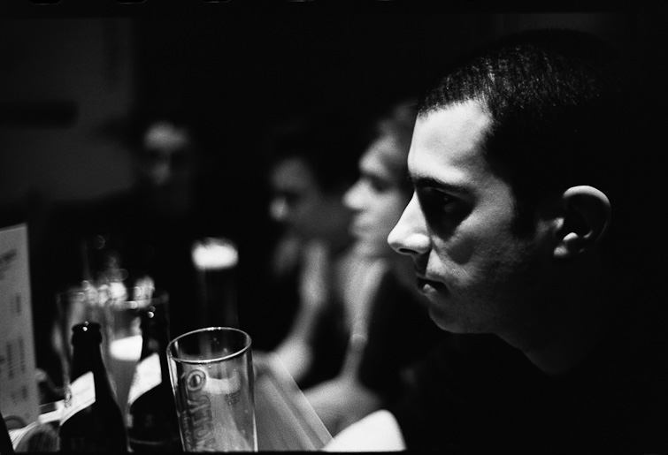 black and white photo