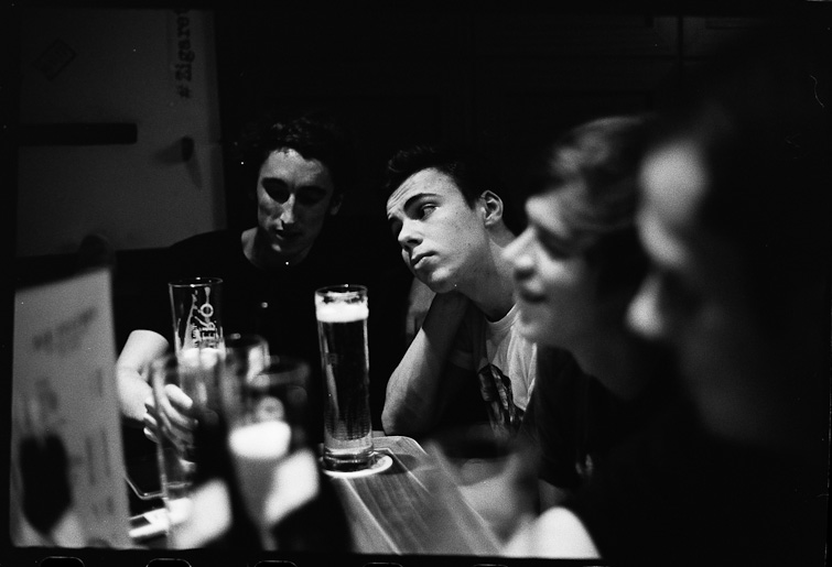 black and white photo