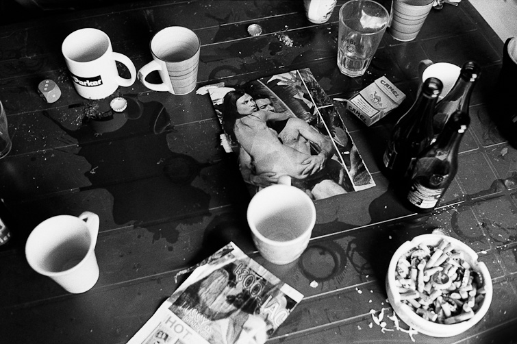 black and white photograph
