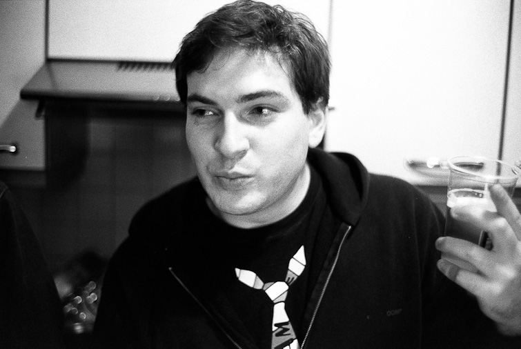 black and white photograph