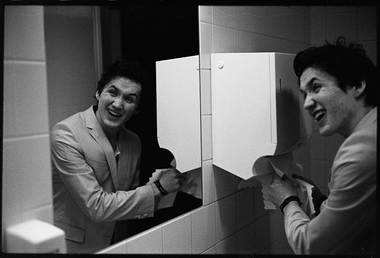 black and white photograph