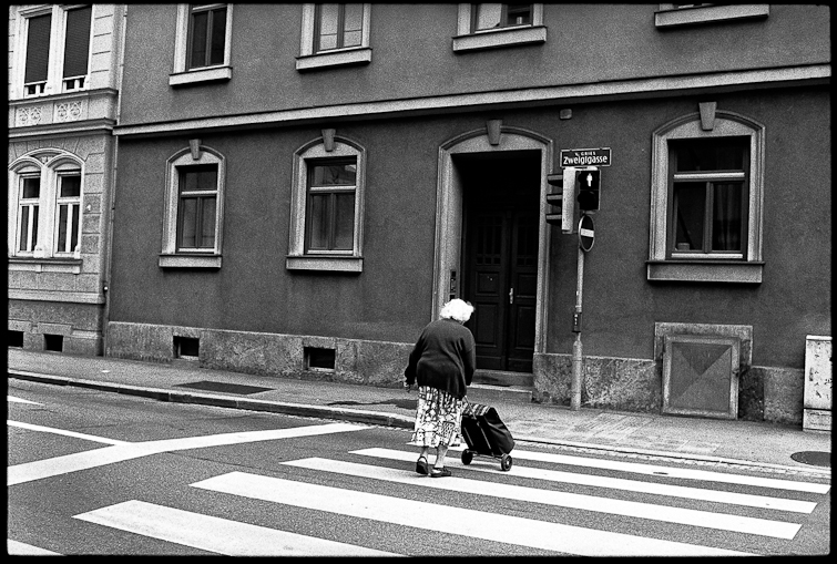 black and white photo