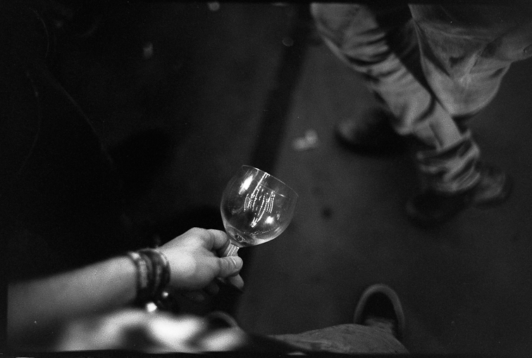black and white photo