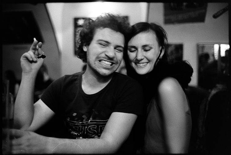 black and white photo
