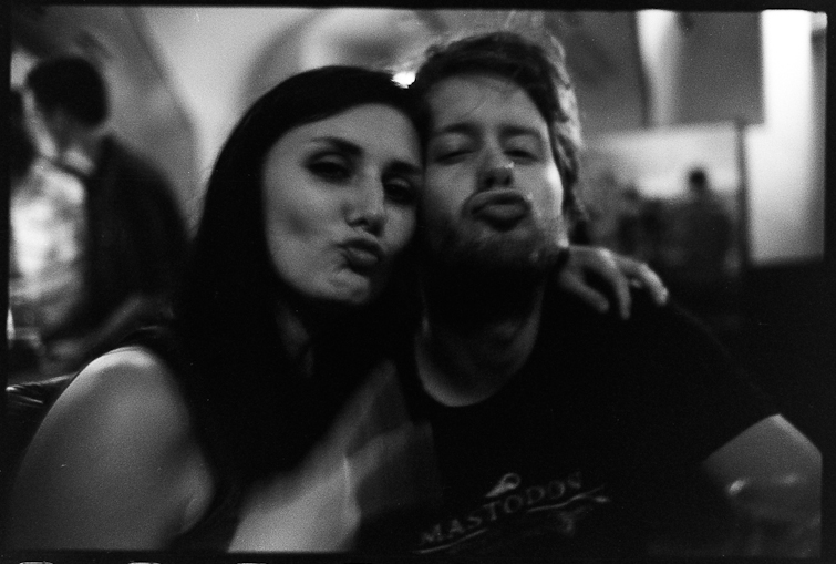 black and white photo