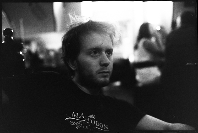 black and white photo