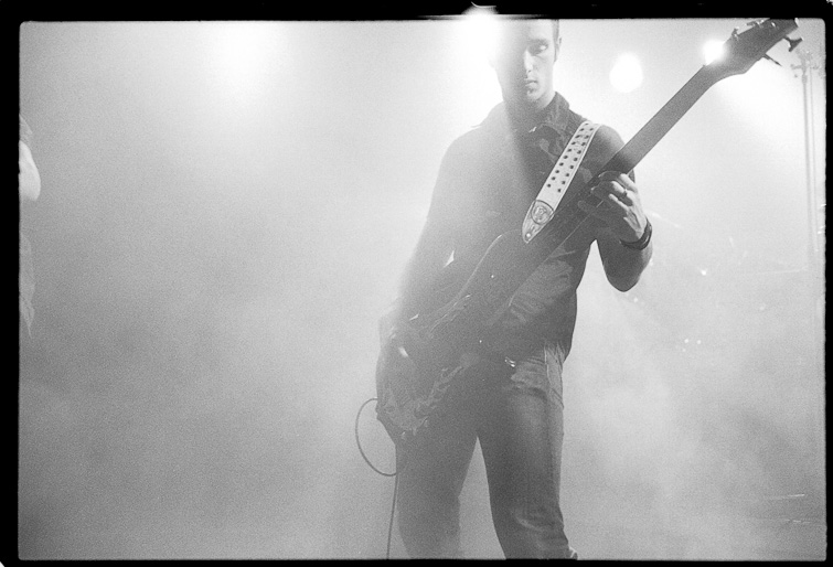 black and white image