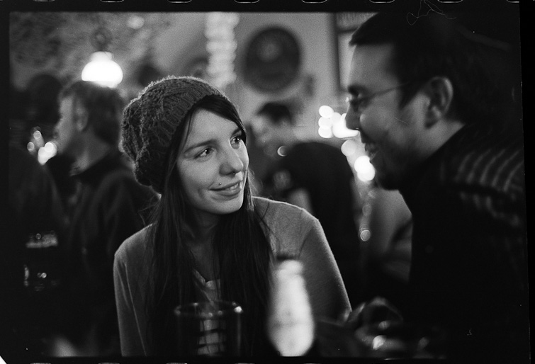 black and white image
