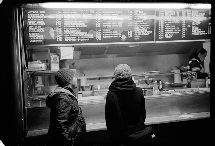 black and white image