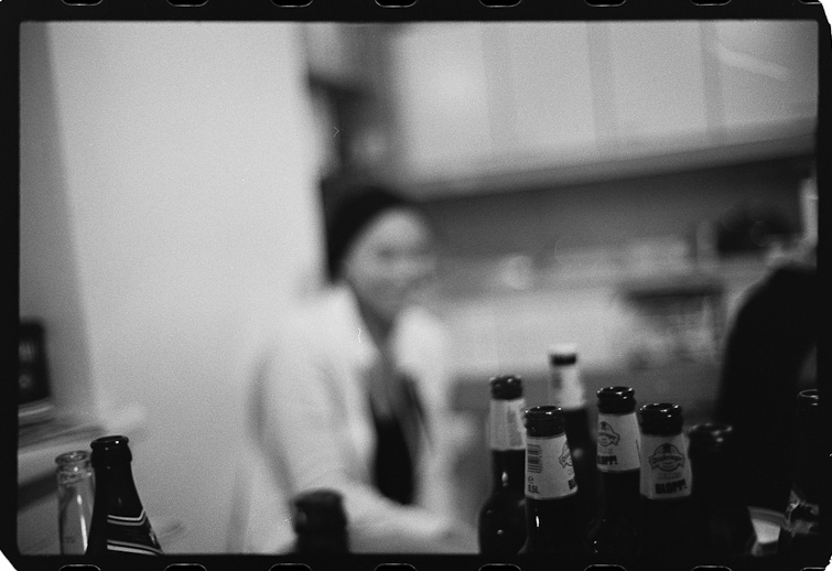 black and white image