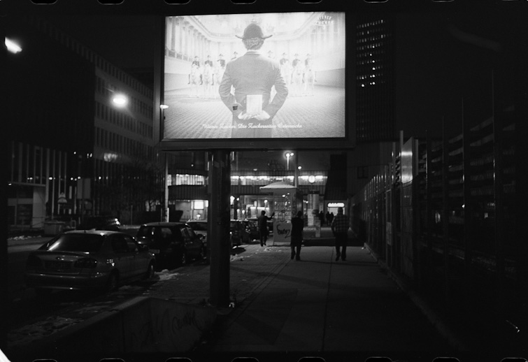 black and white image