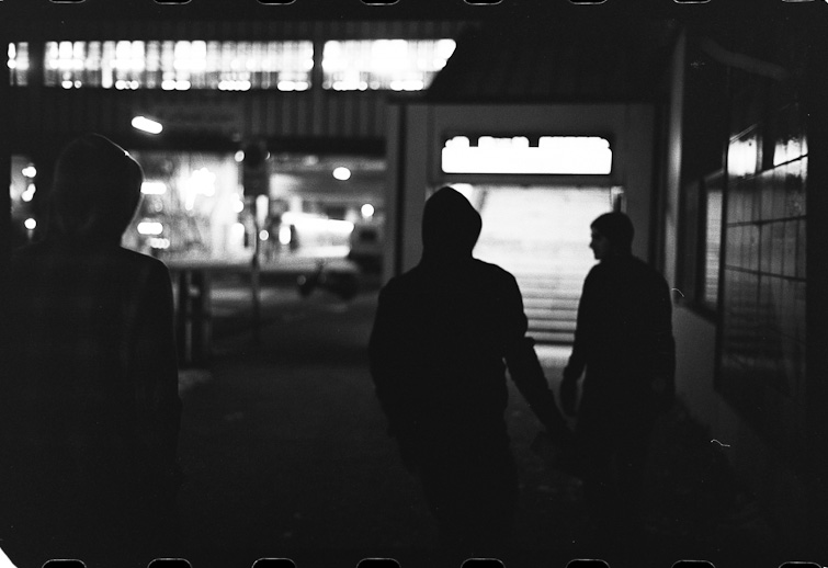 black and white image