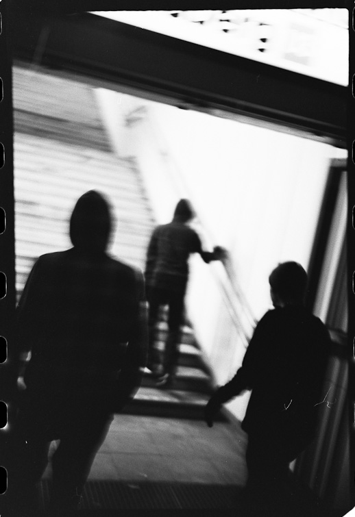 black and white image
