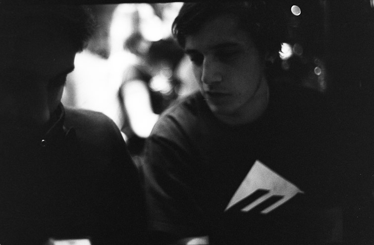 black and white photo
