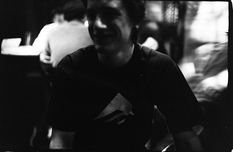 black and white photo