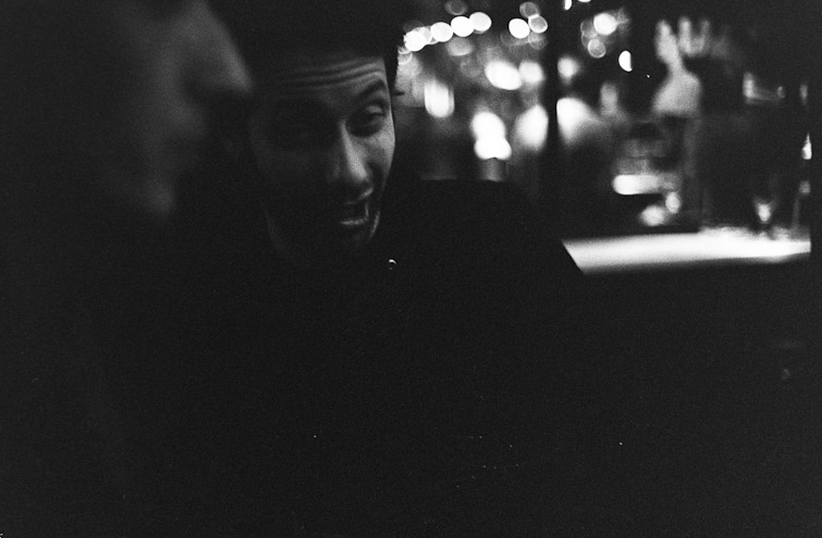 black and white photo