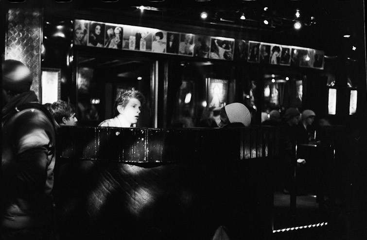 black and white photo