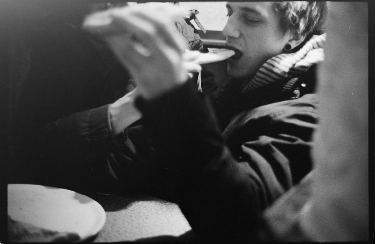 black and white photo