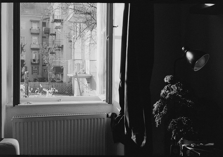 black and white photo