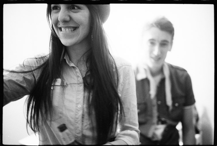 black and white photo
