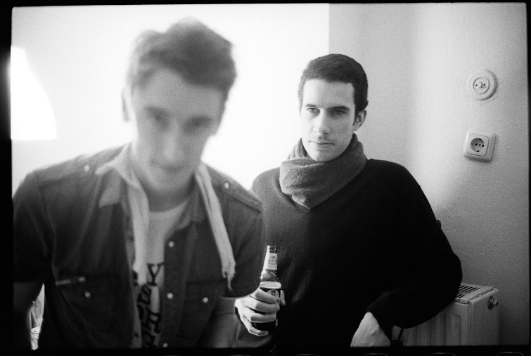 black and white photo