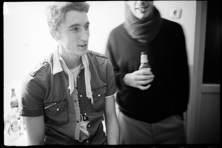 black and white photo